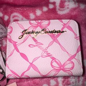 Juicy Couture Pink and Gold Wallet